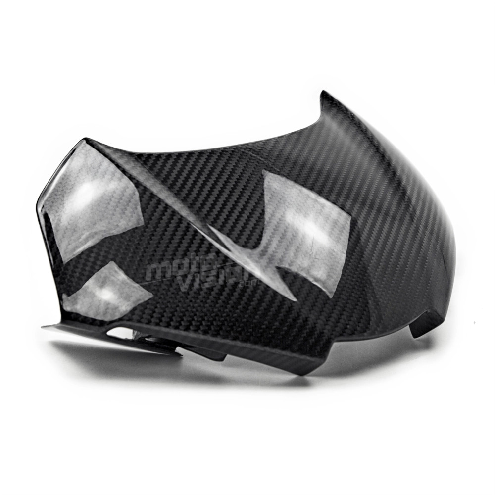 Carénage avant carbone Triumph Street Triple 765 vernis brillant d'exception