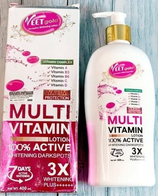 Veet Gold Active Whitening Dark Spots Body Lotion 400ml 