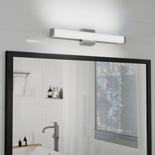 25 inch 14W Bathroom Vanity Light Nickel LED Wall Bar Lights Fixture Over Mirror