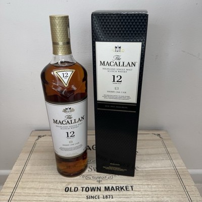 Macallan 12 Years Sherry Oak Cask 700ml Single Malt Scotch Whisky 40% New Sealed