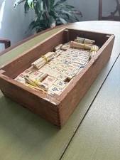 Mahjong set -- Vintage -- 158 tiles, and 50 counting sticks