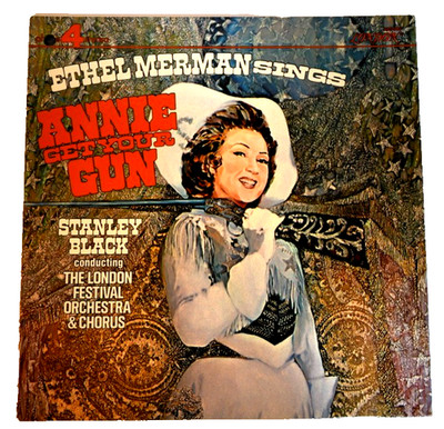 VTG Broadway Musical Ethel Merman Sings Annie Get Your Gun LP Vinyl Record 