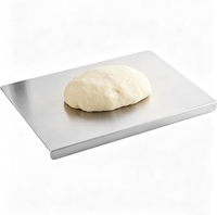 Tskdkit Arbeitsplatte Knetbrett Edelstahl 40 X 30Cm Edelstahl-Schneidebrett