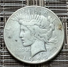 1928 Peace dollar - key date!
