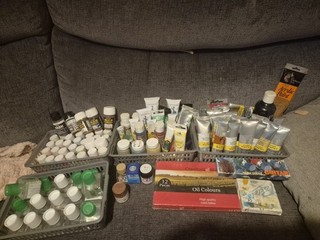 Acrylic/Windsor & Newton Paint/tamiya Poly GlueJoblot