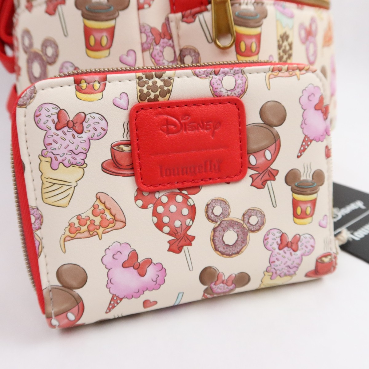 Loungefly Minnie Mickey Ears Fruits mini backpack and wallet Loungefly Disney Minnie Mouse Cherry Blossom Ears Mini  main image 2