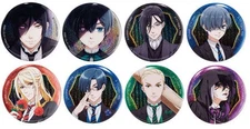 Black Butler Boarding School Edition Capsule Can Badge Collection, 8 Types Set,
