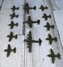 Vintage Axis  Allies Game Piece Lot Green Planes
