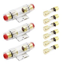 in-line Fuse Holder for 4-10 Gauge AWG Wire / 6 Gauge 8 Gauge/withSix 3 Pack