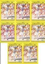 1991 Fleer Baseball  KEN GRIFFEY JR, (Mariners) (RC) #450...8 CARD LOT