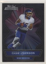 2021 Wild Card Alumination Black Cade Johnson #ABC-58 0c6
