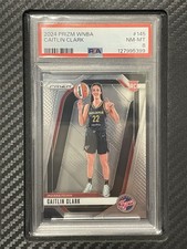 2024 PSA 8 Caitlyn Clark RC #145 Rookie Base Panini Prizm WNBA Indiana Fever
