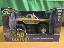 Greenlight Bigfoot 50th Gold 1979 Ford  F-250 Monster Truck 1:43 Scale *READ*