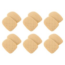 6 Pairs Shock Absorbing Foot Pad Heel Cushions Half-size Insoles