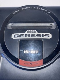 Sega Genesis 16-Bit High Definition Graphics Console & Game Parts Only Untested