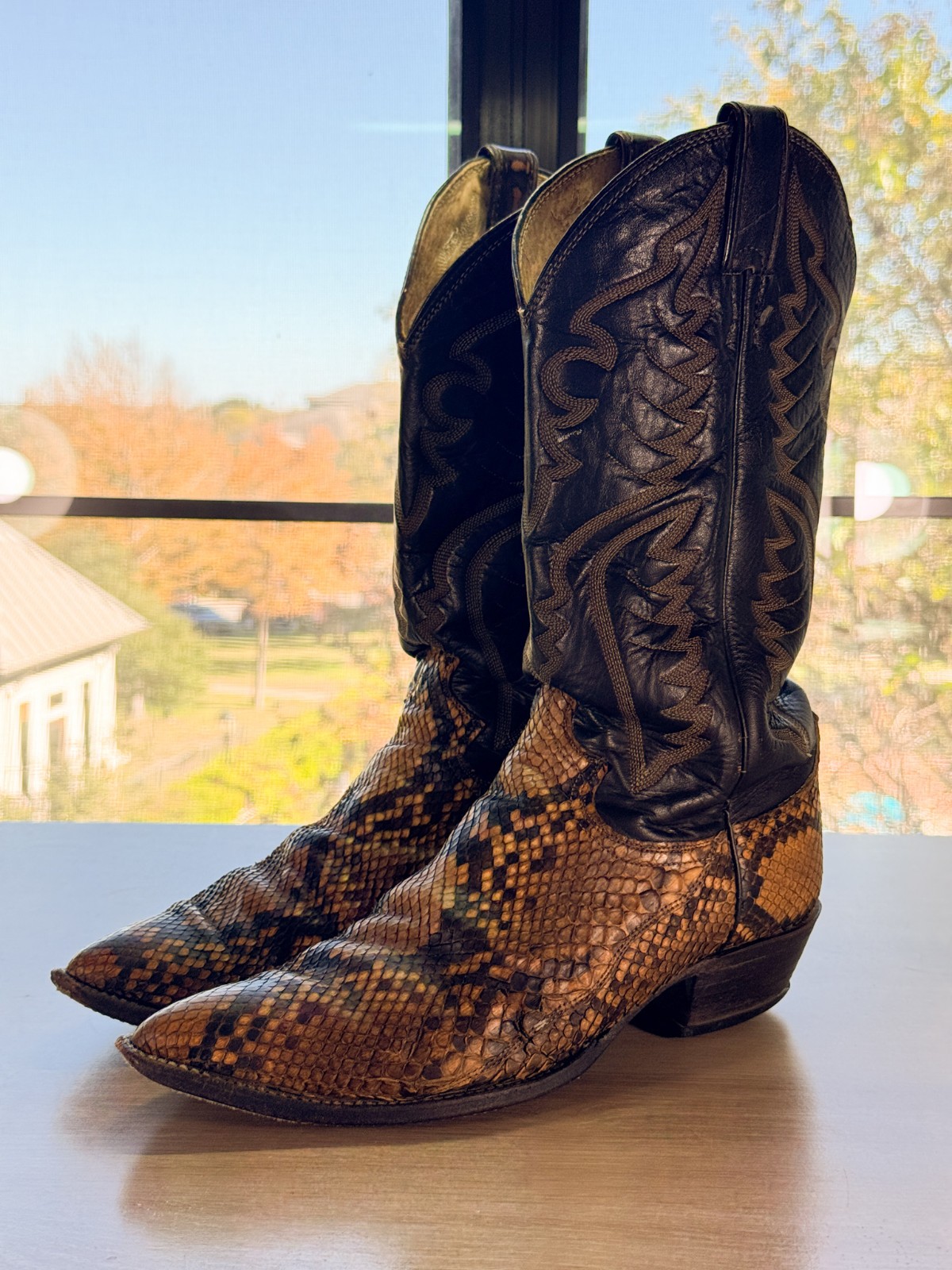 Justins Boots - 9D - Snake Skin (Python) - image 4