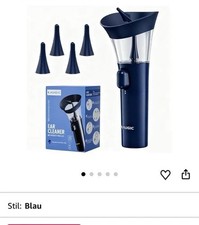 KAUGIC Ohrspülgerät Blau, manuell, 4 Siliko...