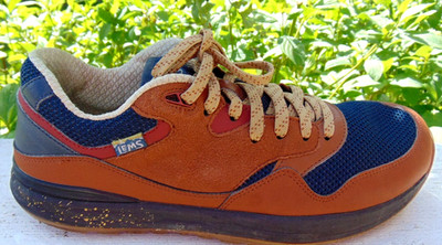 Lems Trailhead Shoes Men s Sequoia Hiking Outdoor Brown Blue Camping Flats~9 D