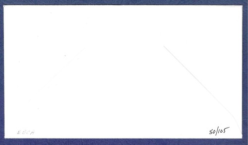 1989 hand painted FDC #2417 Dick & Jane cachet w/Abe Lincoln playing baseball - Picture 2 of 2