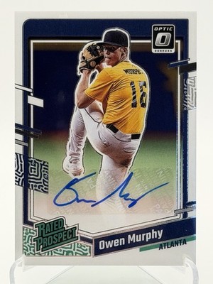 Owen Murphy 2023 Panini-Donruss Optic Fares Prospect Autograph Card #RPS-OM
