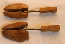 Mohawk 5 Split-Toe Wooden Shoe Keepers Rochester Shoe Tree Co. Pair. Vintage