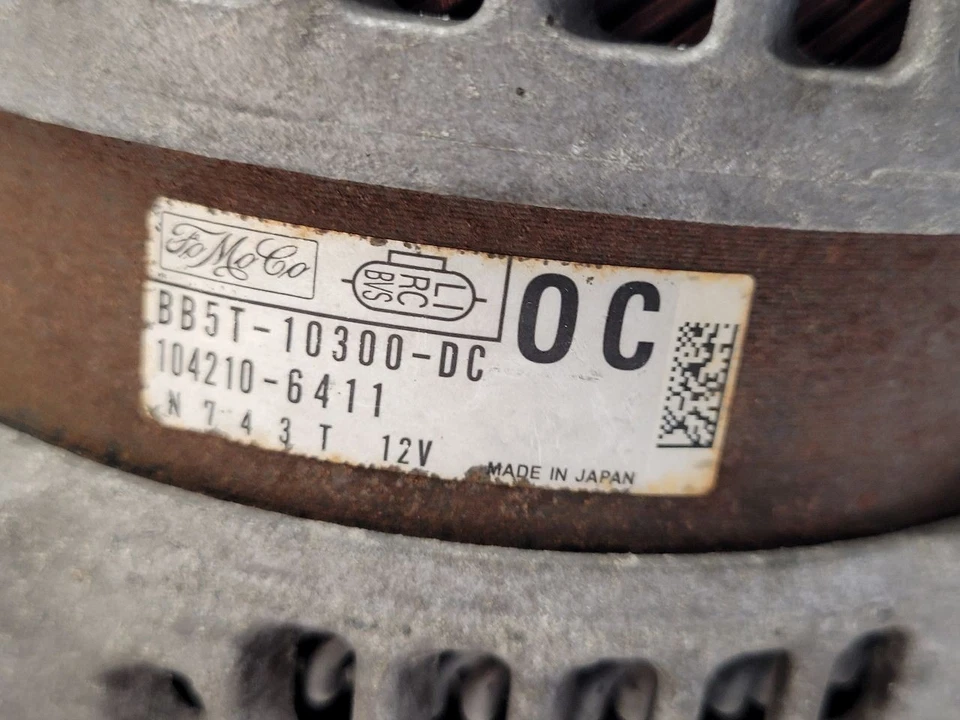 2012 - 2013 FORD EXPLORER  Alternator Turbo  - Image 3 of 4