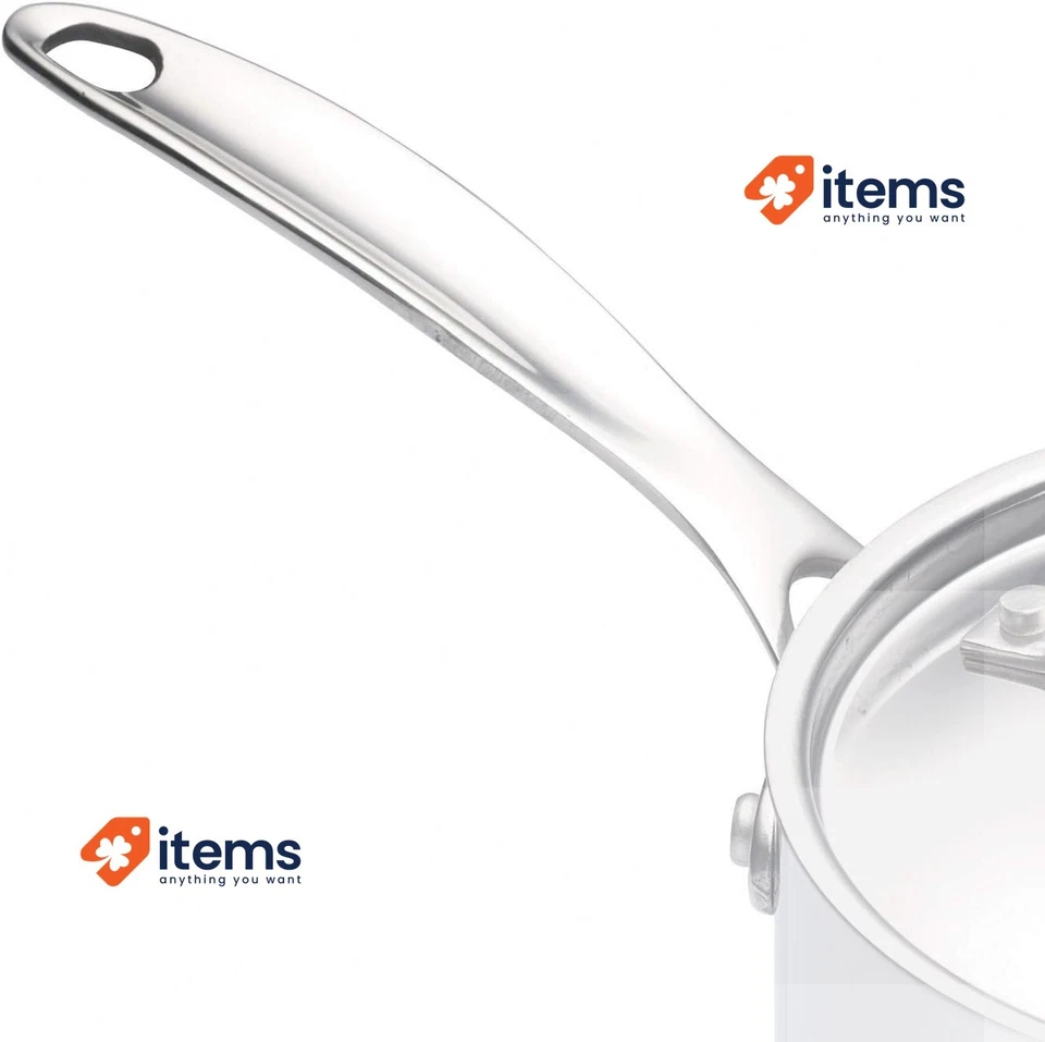 Masterclass Induktion - Sicherer Mini-Edelstahl-Kochtopf, 8,5 Cm (3,5") - Bild 3 von 4