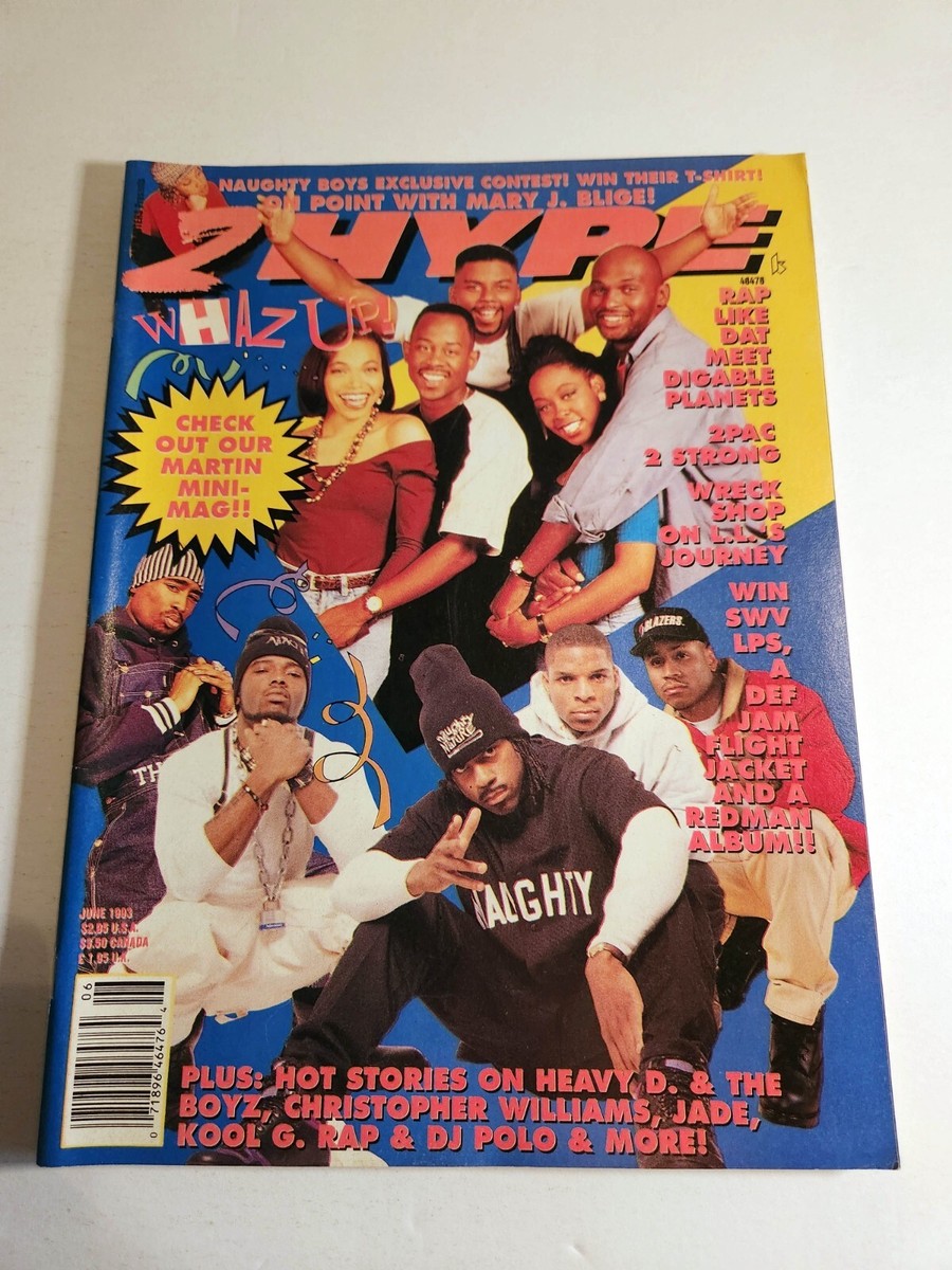 MEGA Rare 2 HYPE Rap Magazine June 1993 Tupac Vintage Hip Hop Rap zine MEGA Rare 2 HYPE Rap Magazine June 1993 Tupac Vintage Hip Hop Rap zine