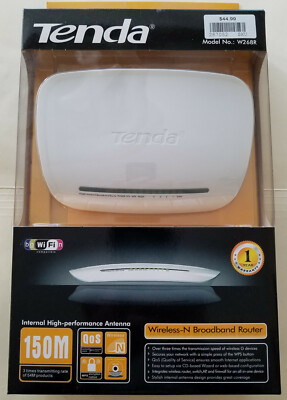 Tenda W268R 150 Mbps 4-Port 10/100 Wireless N Router New