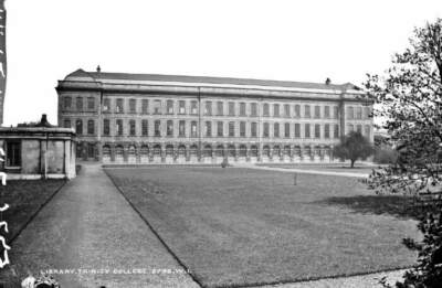 Trinity College Library, Dublin City, Co. Dublin Ireland c1900 OLD PHOTO