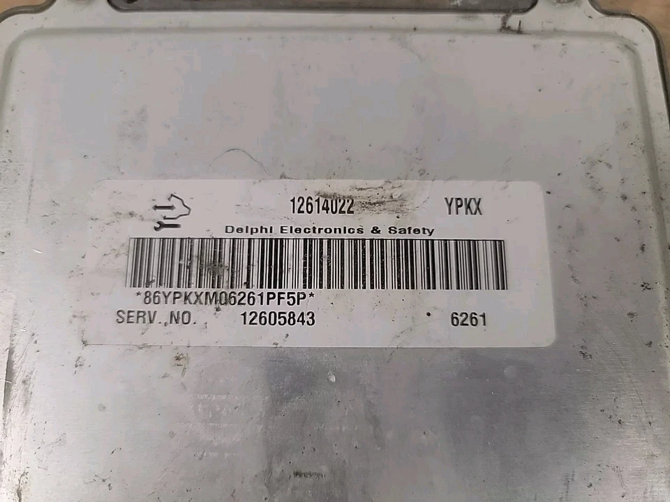2007 Saturn Ion ECU ECM Engine Computer Control Module 12614022 OEM - Изображение 2 из 4