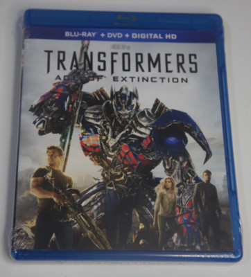 Transformers Age of Extinction Blu-ray + DVD + Digital HD New Sealed