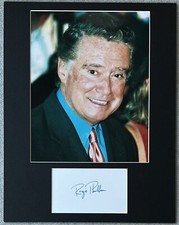 Regis Philbin Signed In Person 11x14 Matted Autograph & Photo - Authentic