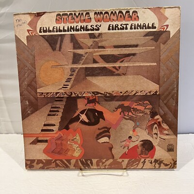 Stevie Wonder- Fulfillingness First Vinyl LP 1974 Tamla