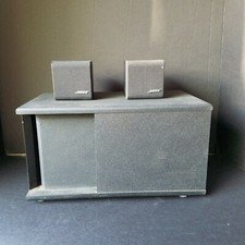 Bose Acoustimass 3 Series III Black Speaker System Subwoofer 2 Cube Speakers