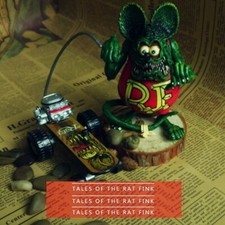 Red Rat Fink Rare New Big Daddy Sidewalk Surfer Ed Roth Skateboard Action Figure