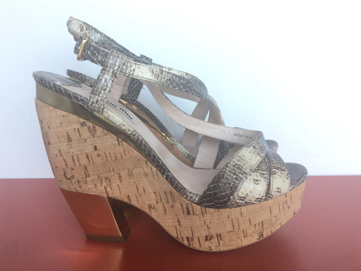 Miu Miu Snake Leather Upper Heels for Women for sale | eBay