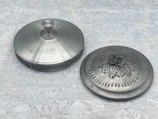 KONVOLUT 3x ZINN DECKEL DREI VERSCHIEDENE ZINNDECKEL