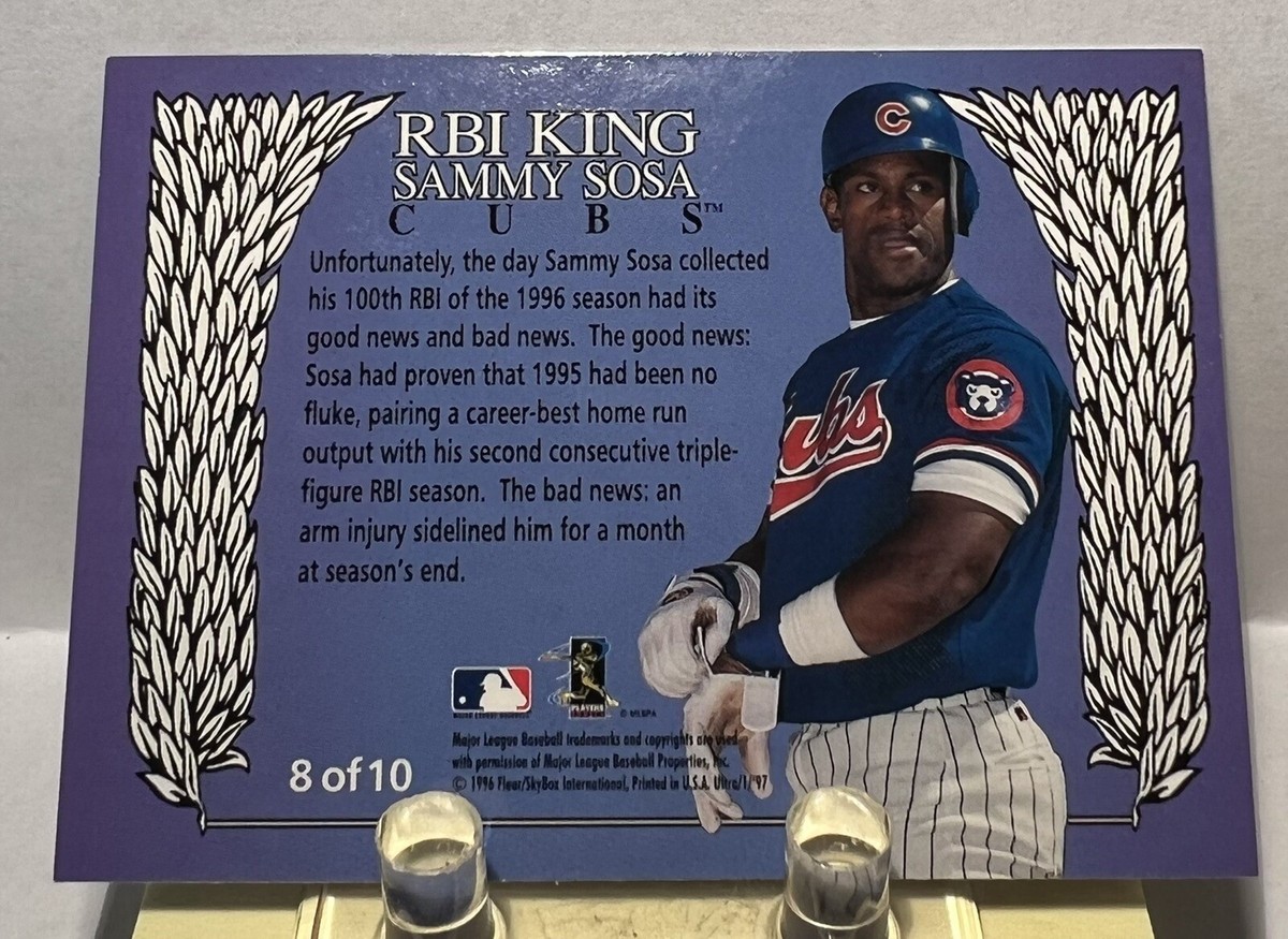 その他 1999 Fleer Brilliants Pulsars Sammy Sosa 1999 Fleer Brilliants Shining Stars Baseball Cards - The
