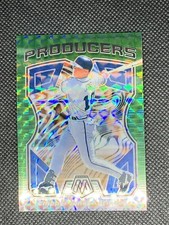 2021 Panini Mosaic Chipper Jones Producers Green Mosaic Prizm #P7 Atlanta Braves