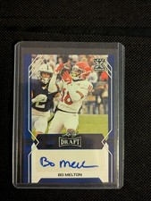 2022 Leaf Draft - Autographs Blue #BA-BM1 Bo Melton (AU, RC)