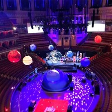 10FT Inflatable Planets With LED Lights / Hanging Inflatable LED Moon Planet Toy