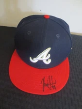 2021 Atlanta Braves World Series Max Fried Autograph Cap
