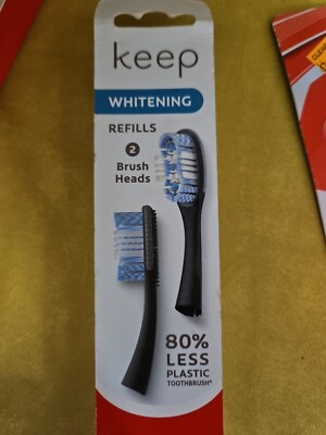 Colgate Keep Whitening Refills - 2 Brush Heads - NEW