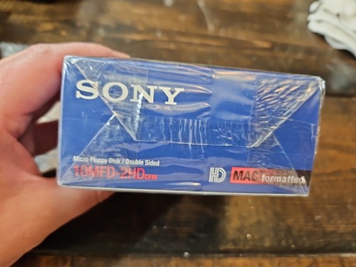 New Floppy Disk SONY MFD 2HD 3.5" MAC Formatted 1.40 MB 10MFD-2HDcfm Double-Side - 第 4/4 張圖片