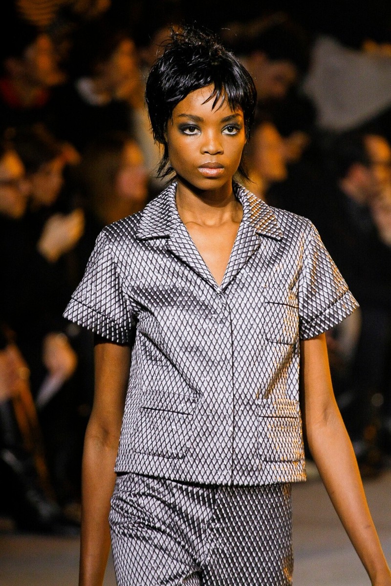 RUNWAY MARC JACOBS ドット リボン シルク シャツ 12 Marc Jacobs Fall 2013 Silk Sequin Pajama Top Shirt Evening 6 | eBay