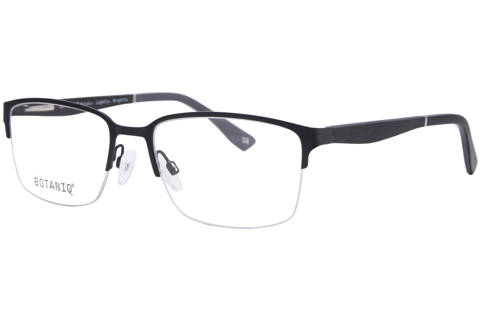 Мужские очки Botaniq BIO5028T BLK в черной полуободке прямоугольной формы 56 мм 22690₽