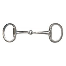 PONY BIT Stainless Steel Pony Size Snaffle 3.5" Broken Mouth Piece 2.5" Cheek