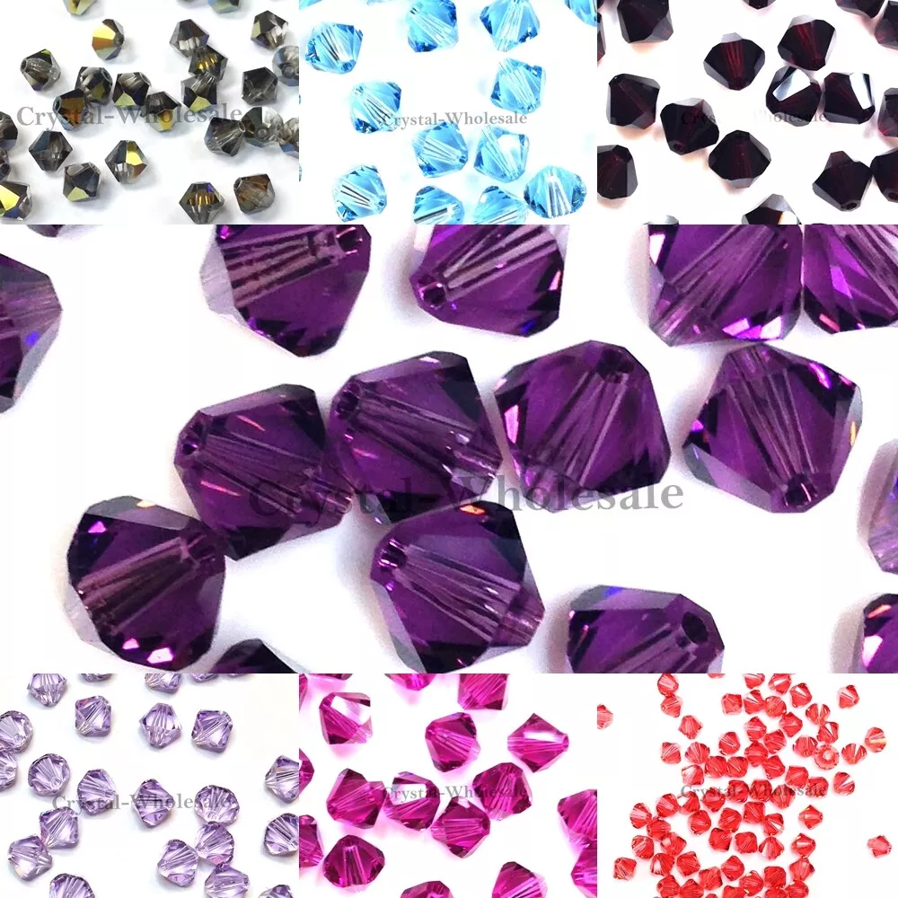 Swarovski 5301 4mm Crystal Bicone Beads Factory Pack 1440 Clearance Discontinued
