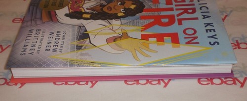 ALICIA KEYS SIGNED GIRL ON FIRE 1ST EDITION HARD COVER HC BOOK AUTOGRAPH COA - Picture 7 of 8